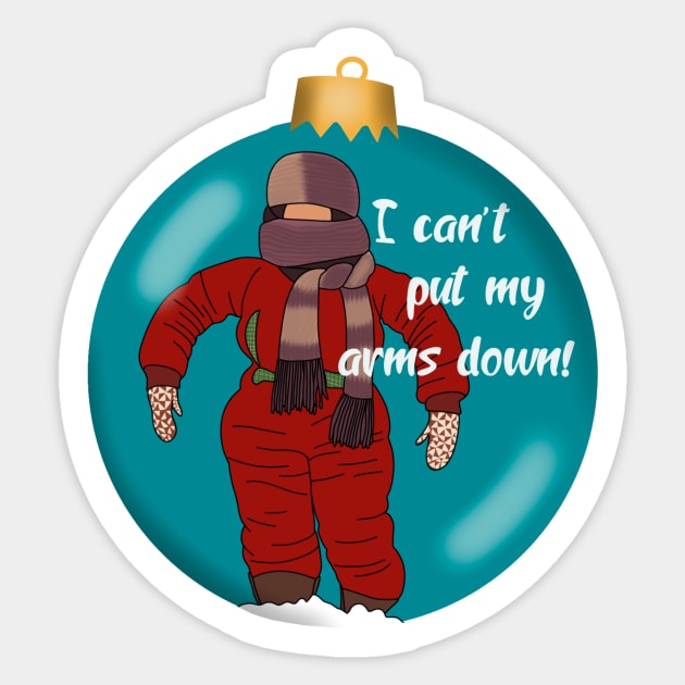 Randy Ornament Sticker by Rosiethekitty13